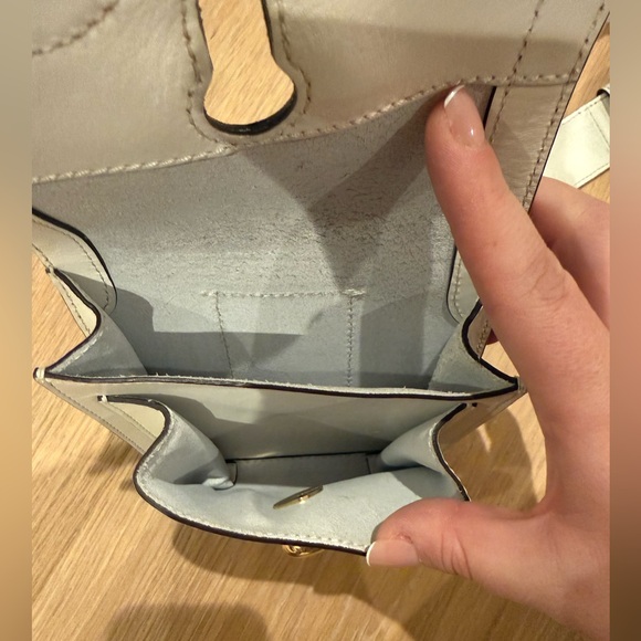 Tory Burch white leather belt waist bag fanny pack - Picture 5 of 15